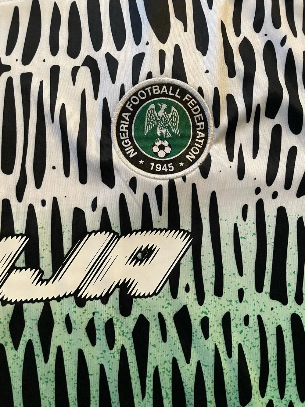 Nigeria National Team x Slawn Soccer Jersey size XL